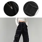 Повседневные устойчивые к усадке джинсовые брюки с несколькими карманами для повседневной носки