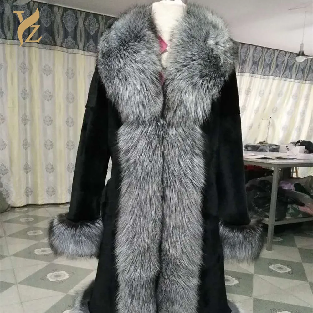 YZ. FURTURE/Модная теплая зимняя куртка из натурального меха кролика рекс высокого качества, новая куртка из натуральной кожи, модная Женская Толстая кофта