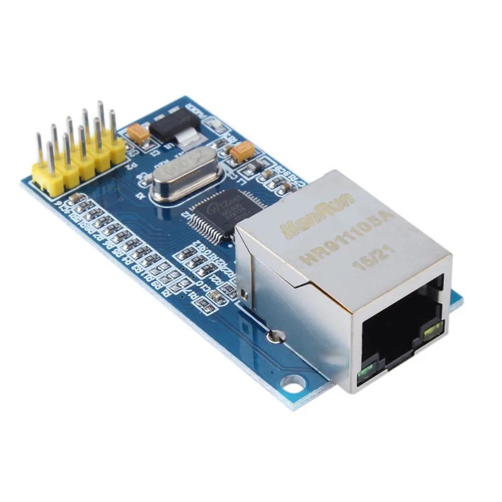 

Сетевые модули USR-ES1 W5500 Ethernet для Arduino TCP/IP 51/STM32 Плата преобразователя SPI в LAN/Ethernet 3,3 В 5 В ввода-вывода MCU
