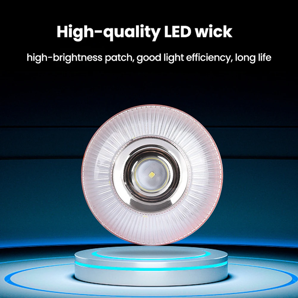 

V16 Emergency Light Car Safety Light USB Rechargeable Magnetic Induction Strobe Light Outdoor Dual Color Car Warning Light
