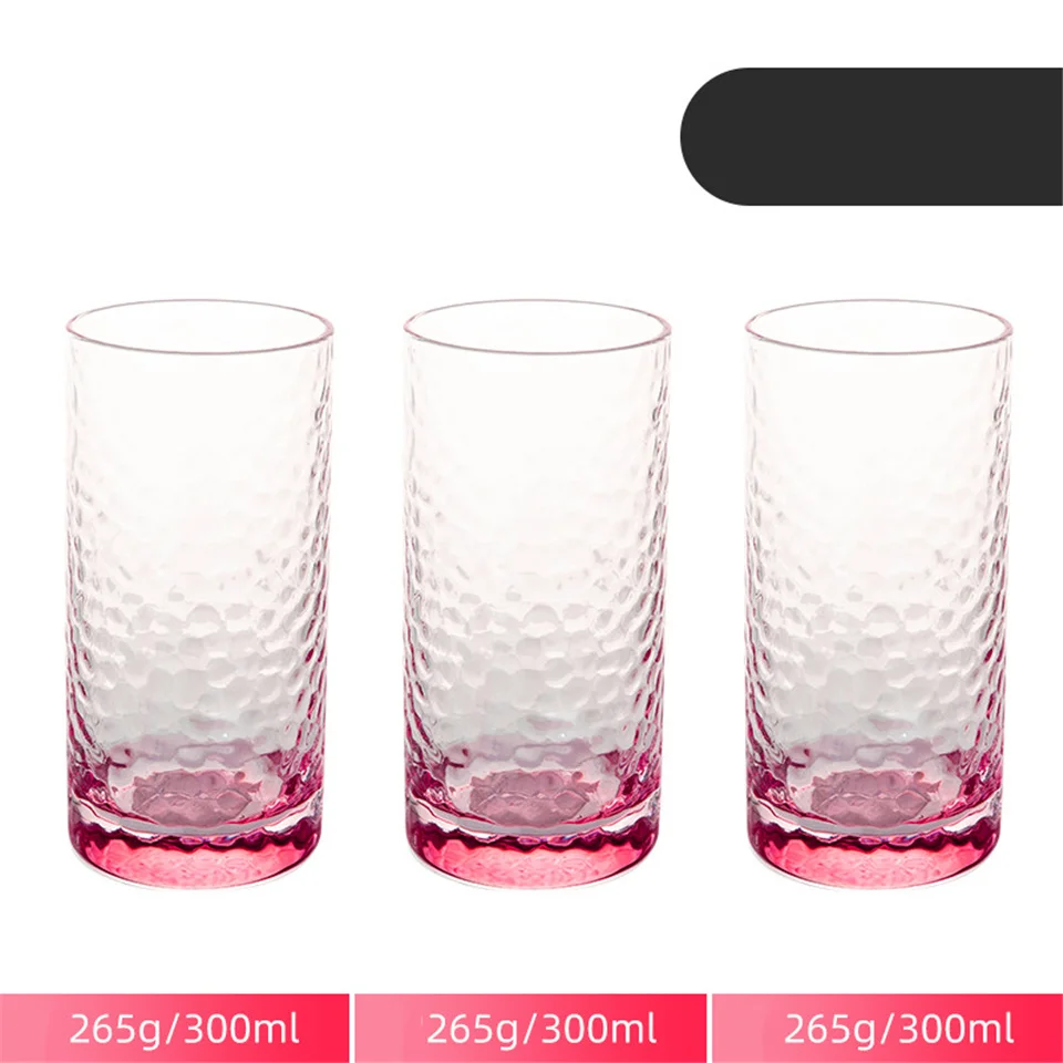 

Nordic Hammered Glass Cup Wine Cocktail Glass Bar Water Cup Beer Glass Drinking Brandy Cup Juice Cold Brinkware Beer Cup