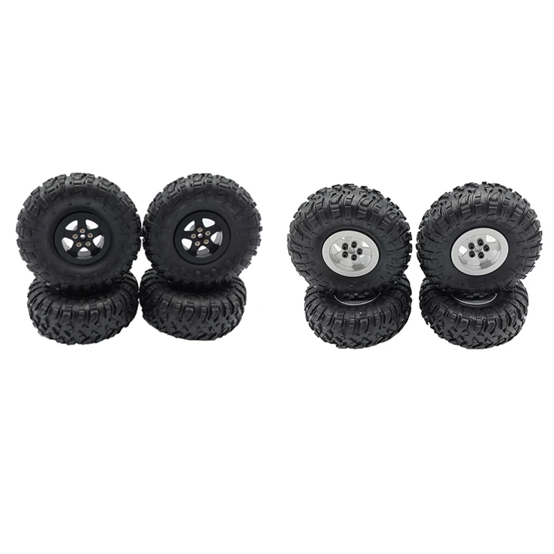 

Metal Wheel Rim with Rubber Tires Tyre for MN D90 MN99S WPL C14 C24 B14 B24 B36 RC Car Upgrade Parts Accessories