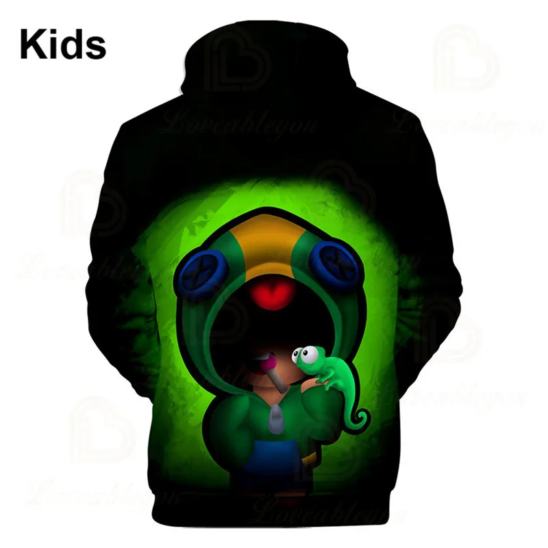 

Spike Rico and Star, Child Wear Shooting Game 3d Swearshirt Boys Girls Tops Kids Hoodie GENE Sally Leon Hoodies Teen Clothes