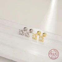 925 sterling silver 2021 bohemian exquisite temperament small stars stud earrings women fashion vintage birthday jewelry
