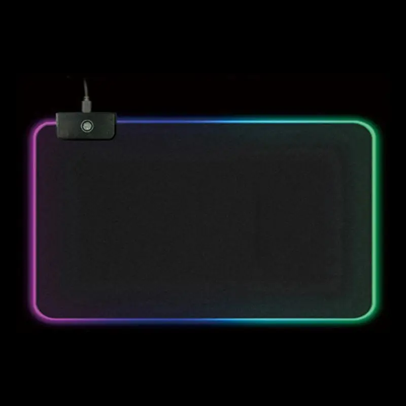 Игровой коврик для мыши LX9B с RGB-подсветкой регулируемый 7 светодиодными режимами