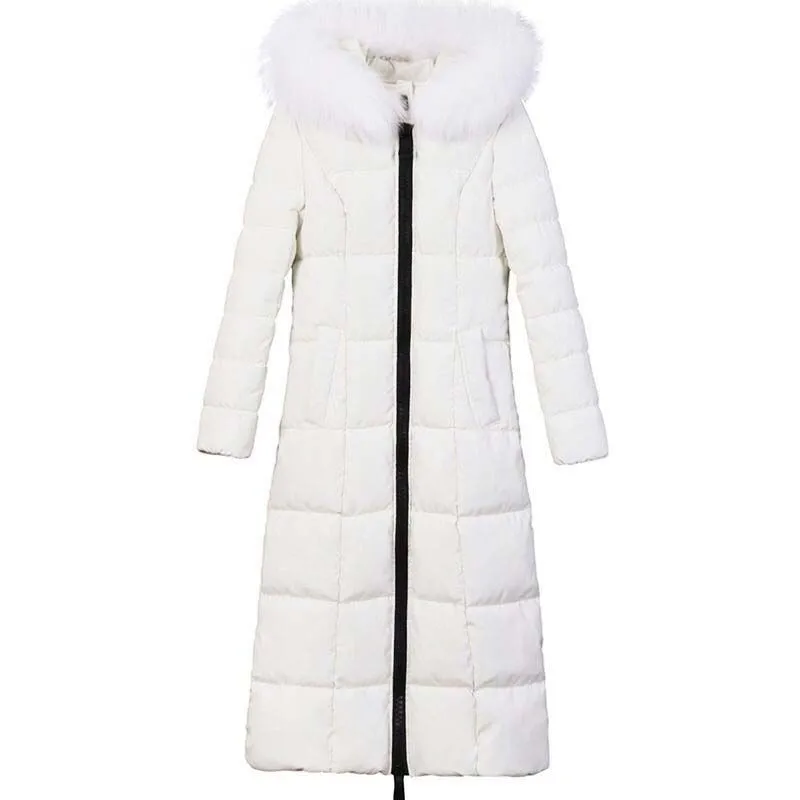 2019 новая парка женские зимние пальто длинные хлопковые повседневные меховые