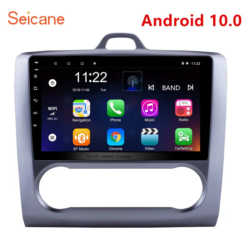 Seicane 9 дюймовый сенсорный экран 2DIN Android 10 0 1080P головное устройство мультимедийный
