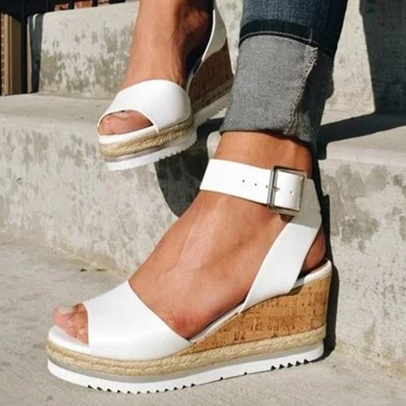 SWQZVT/летние женские босоножки на платформе Новинка 2020 года Винтажные туфли