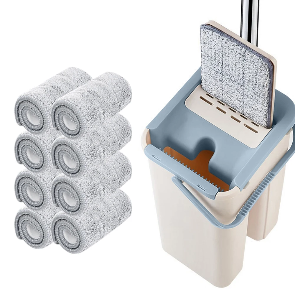 Волшебная Чистящая Швабра для пола из микрофибры Бесплатная ручная чистки с