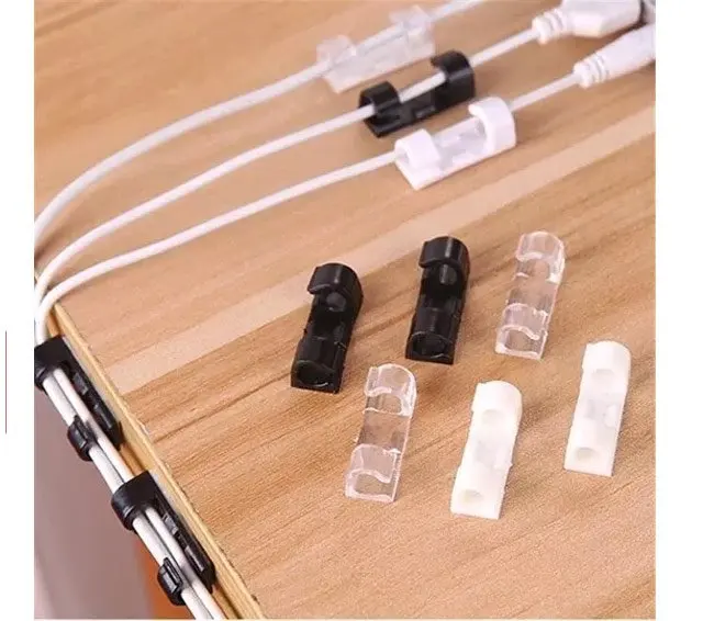 

The upgraded version enlarged Clips Cable Management Desktop ABS Wire Manager Cord Holder USB Charging Data Line Bobbin Winder