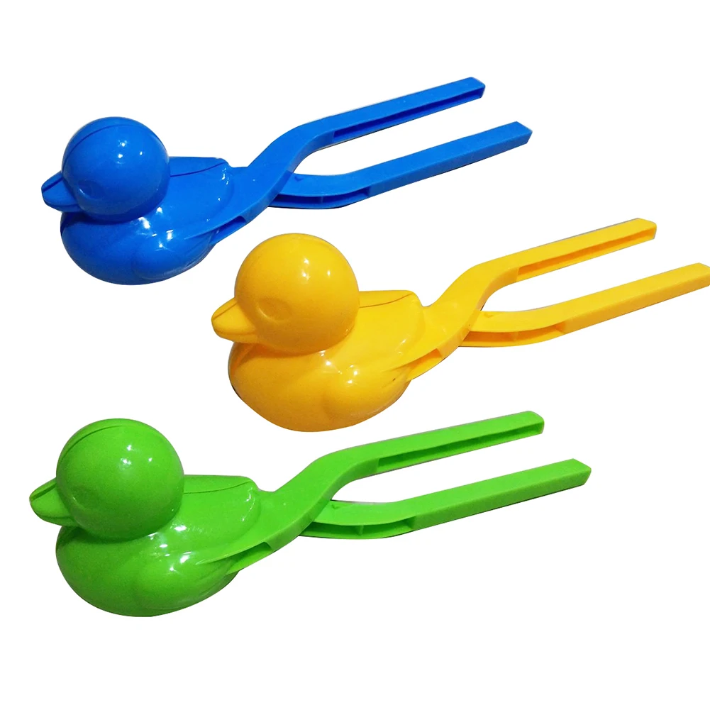 

Cartoon Duck Snowball Maker Clip Kids Toys Outdoor Sand Snow Ball Mold Toys Winter Snow Ball Maker Sand Mold Tool