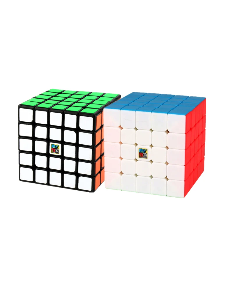 Moyu Meilong Black Stickerless 5x5x5 кубик рубика Магический Куб Профессиональная скорость 62 мм