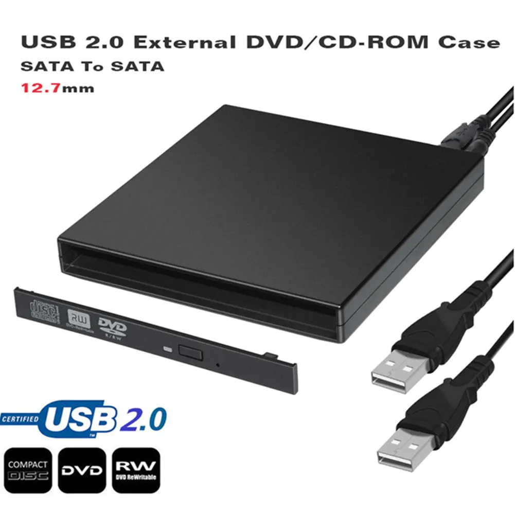 USB 3 0 диски Внешний CD RW записывающая оптическая горелка DVD проигрыватель ROM ридер 12