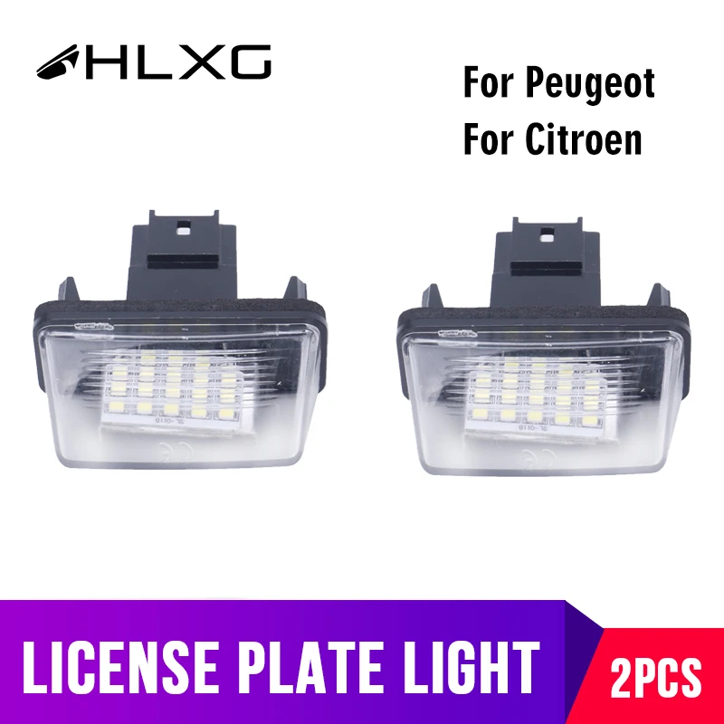 Автозапчасти автомобильный светодиодный фонарь номерного знака для Peugeot Citroen Tepee