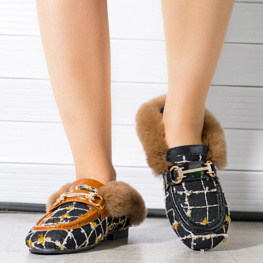 Осенняя роскошная дизайнерская Брендовая обувь Женские лоферы на плоской