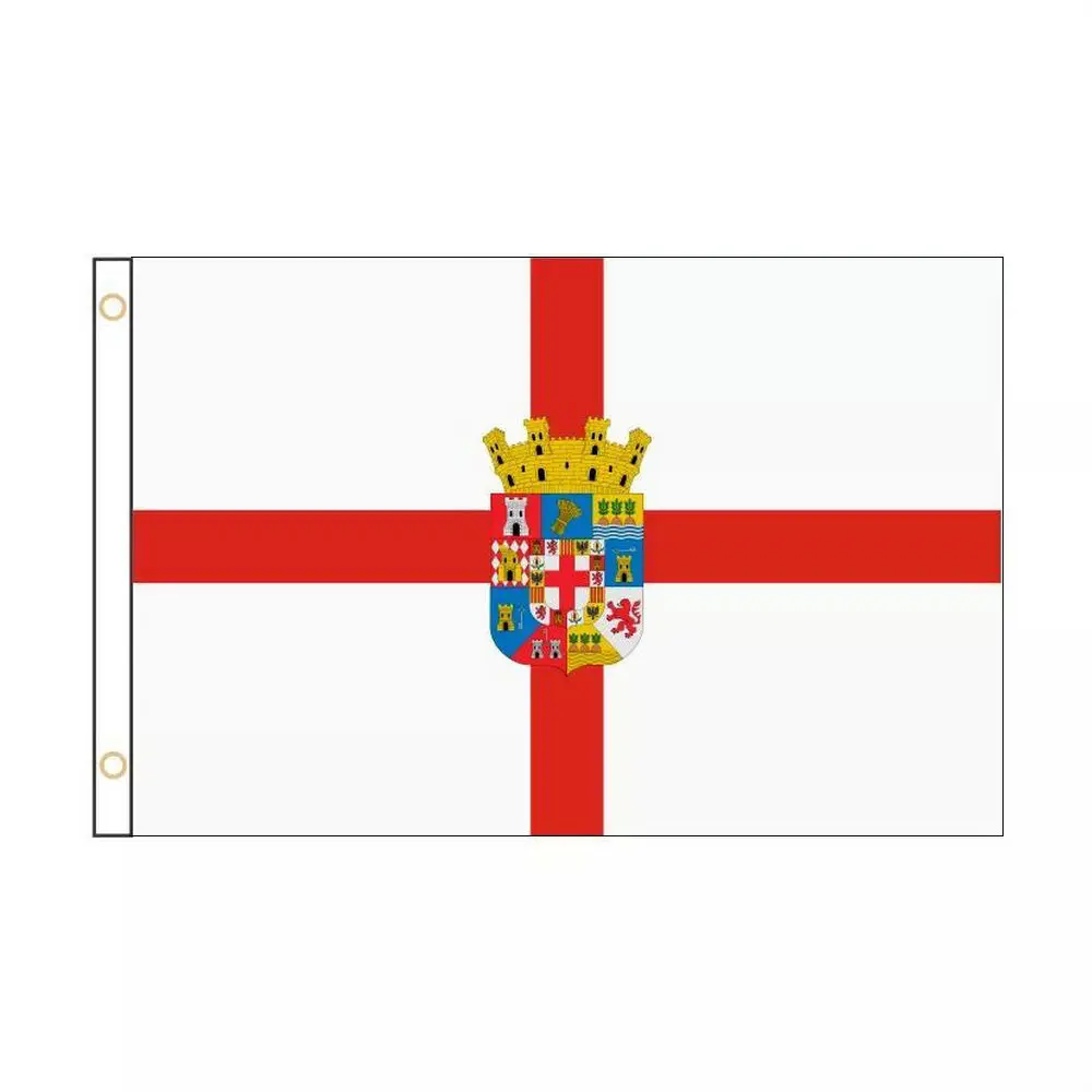 

ZXZ Flag of Almeria 90x150cm Spain Provincial Flags Banners polyester hanging flag banner for outdoor decoration