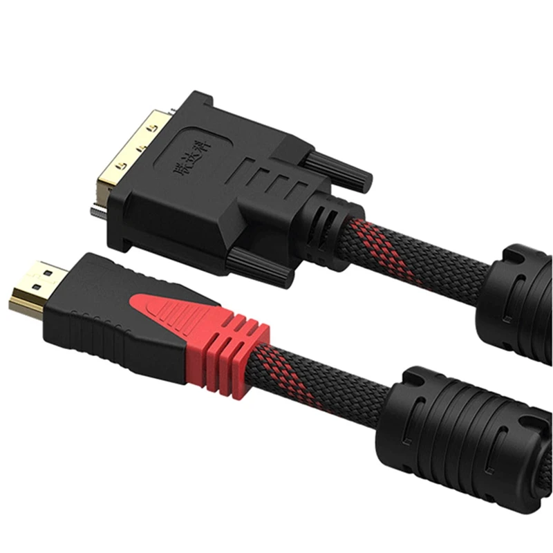 1 м 5 2 3 10 HDMI/DVI DVI D кабель 24 + pin адаптер Кабели 1080p для ЖК дисплей DVD HDTV XBOX PS3