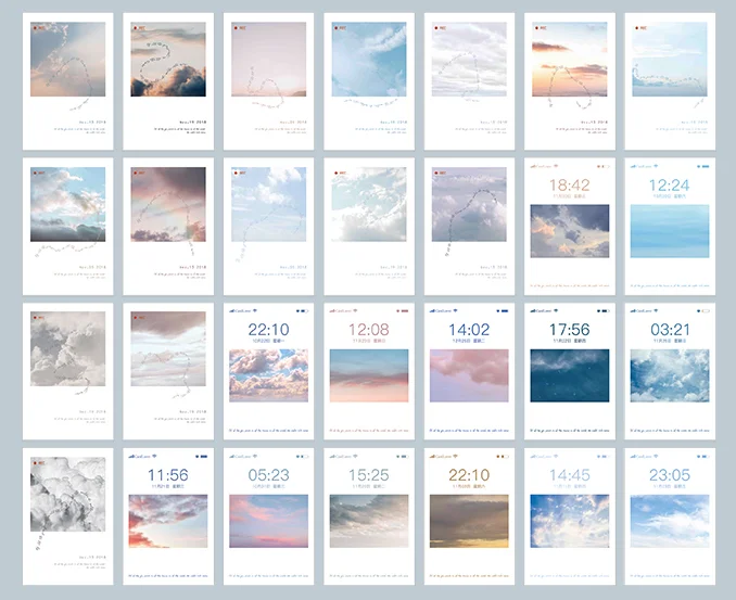 52 мм x 80 Запись sky paper lomo card(1 упаковка = 28 шт.)|Бумага для писем| |