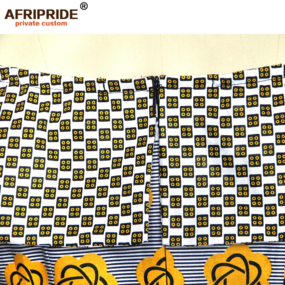 Женский костюм из 2 предметов в африканском стиле длинное платье с разрезом +