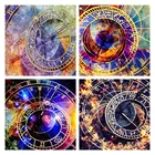 Алмазная живопись 5D сделай сам, картина с изображением времени и пространства, вышивка крестиком в виде пейзажа, мозаика для украшения дома