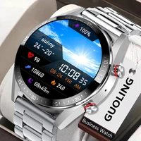 454454 amoled screen smart watch always display the time bluetooth call local music smartwatch for men android tws earphones