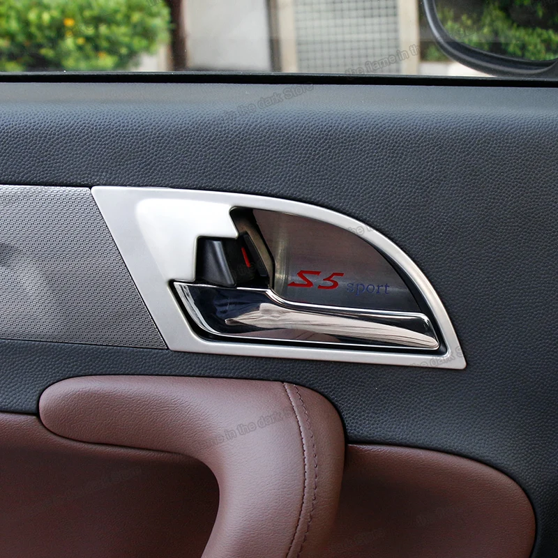 Lsrtw2017 нержавеющая сталь автомобильная внутренняя дверная ручка Чаша отделка