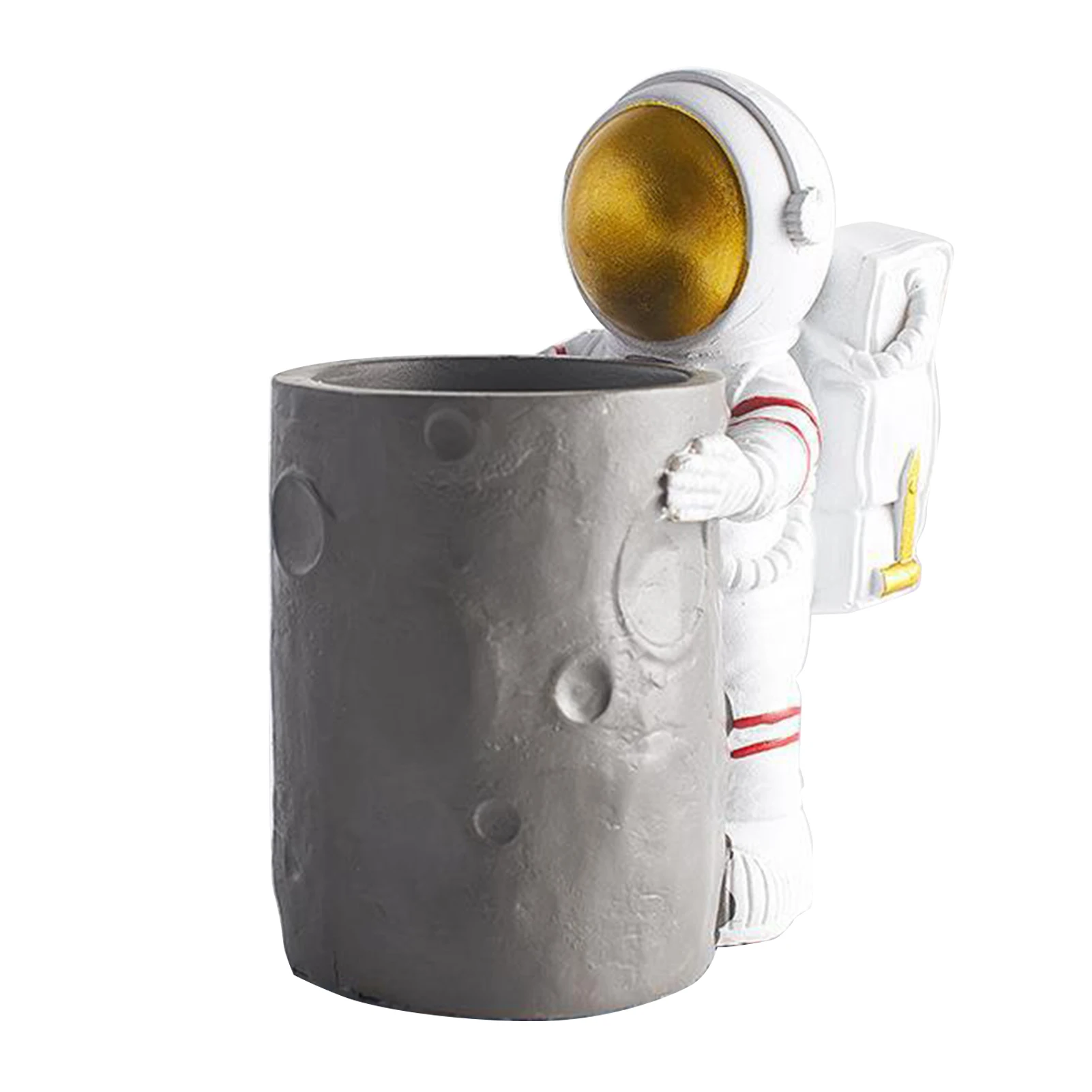 

Держатель для ручки, долговечный Настольный Органайзер в виде астронавта, канцелярские принадлежности, Подарочный органайзер для макияжа, ...