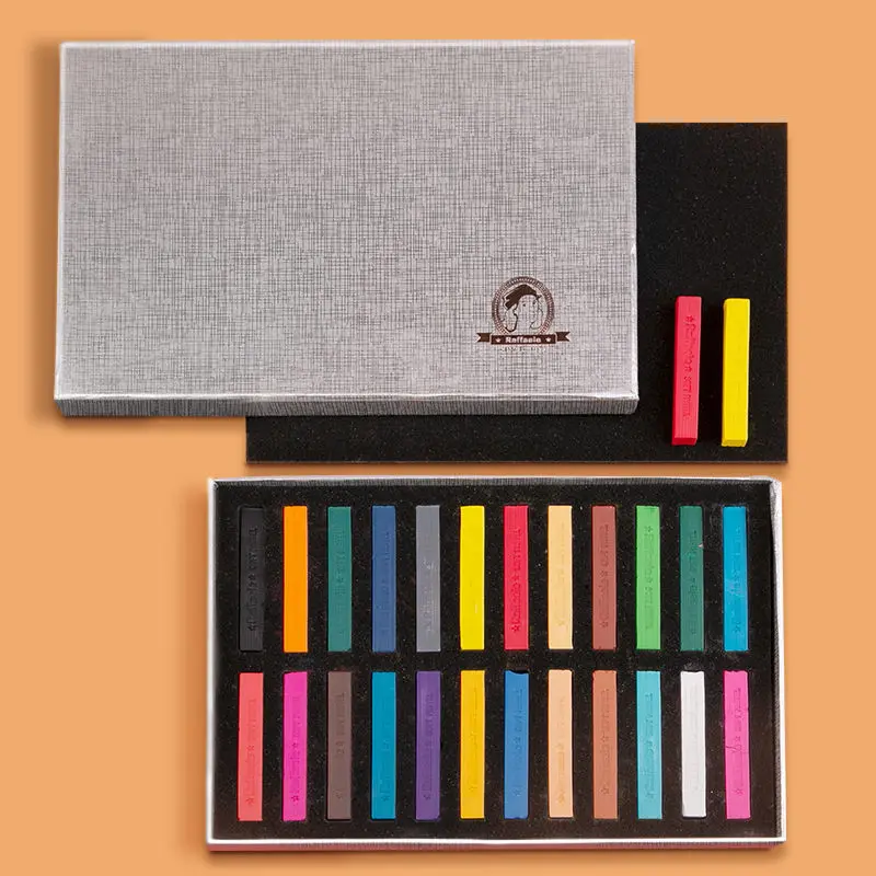 

chalk pastels 12/24/36/48 color pastel chalk set is suitable for Pastel painting Graffiti sketching and dyeing hair chalk