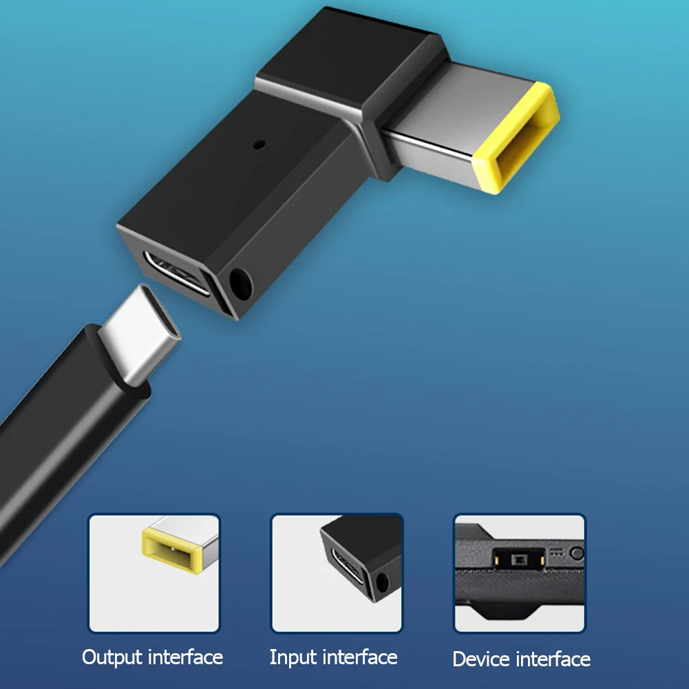 Переходник USB Type C Мама-папа постоянного тока PD 100 Вт кабель для быстрой зарядки