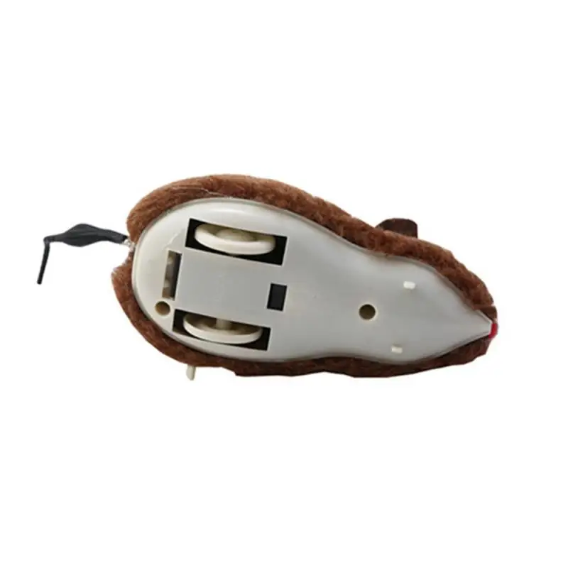 

3/5pcs Creative Clockwork Spring Power Plush Mouse Toy Cat Dog Playing Toy Mechanical Motion Rat Pet Playing Interactive Toy