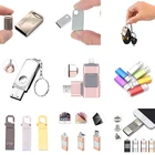 Брелок, металлический флеш-накопитель, 32 ГБ, 16 ГБ, 8 Гб