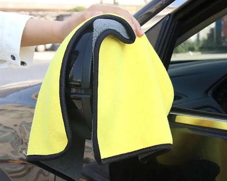 30*30 30*60 Car Care Polishing Wash Towels Polyester Fiber Cleaning Duster Cloth Microfiber Washing Drying Towel Detailing | Дом и сад