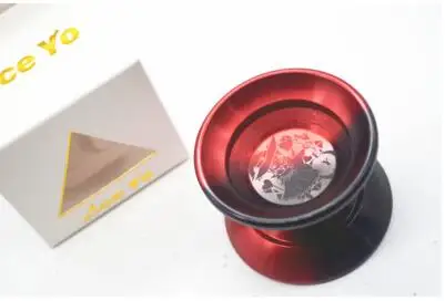 red and black Новое поступление! йо-йо Ace yo gravitation 7075 специальное издание йо-йо Профессиональный спортивный йо-йо металлический шар лучший подарок на Рождество - Цвет: red and black