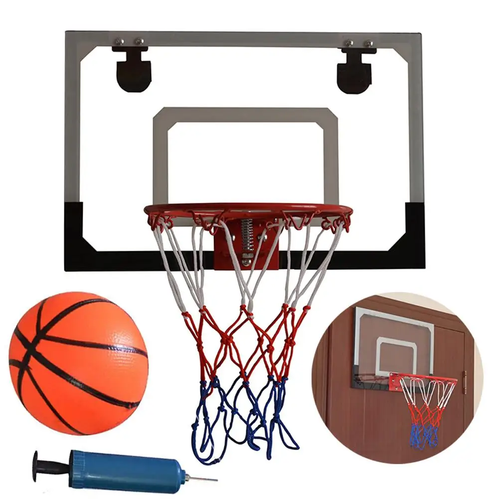 

Набор баскетбольных обручей для помещений, настенный простой в установке баскетбольный обруч Премиум-качества для баскетбольных трениров...
