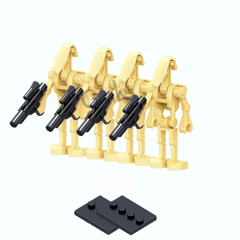 

Wholesale 100pcs/lot Battle Droid Trooper K2-so Figures Building Block Bricks Building Model Set Kits Bricks Diy Children Toys