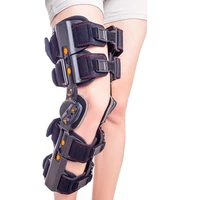 newest design rom post op knee brace adjustable hinged leg braces supports universal size
