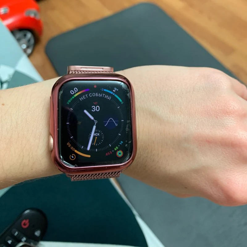 

Accessories Bracelet and TPU case Screen Protector Case for iWatch 5 4 38MM 40MM Metal Strap for Apple Watch 5 4 3 2 1 42MM 44MM