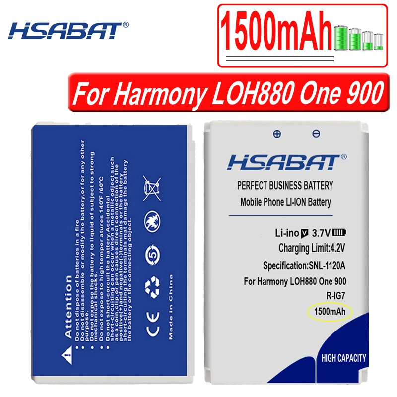 Аккумулятор HSABAT 1500 мА · ч R-IG7 для Logitech Harmony 720 Pro 780 785 880880 885 890 895 900 | Электроника