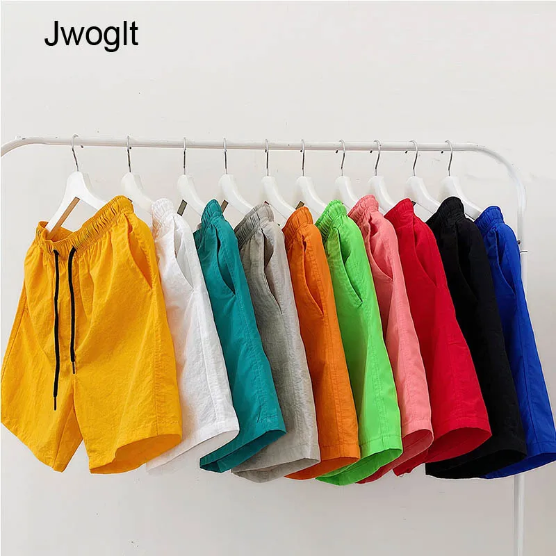 Шорты мужские быстросохнущие модные повседневные пляжные бермуды карамельных