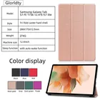 Складной чехол из искусственной кожи для Samsung Tab S7 Fe, защитный чехол для планшета 12, 4 дюйма, с подставкой для Galaxy Tab S7, S7, FE S7 Plus