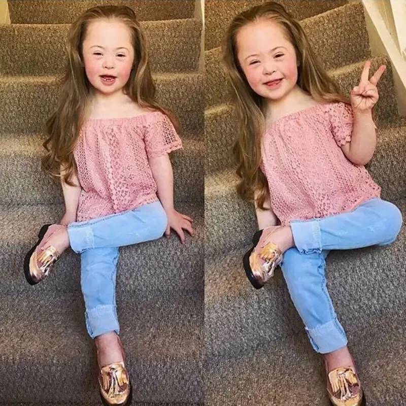 Модная розовая Однотонная футболка для новорожденных комплект маленьких