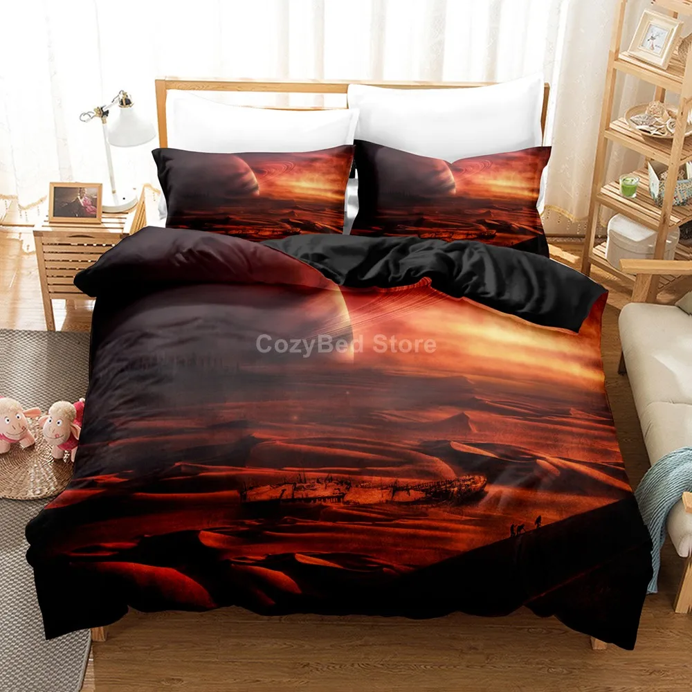 

Fantasy Scenery Bedding Set Modern 3d Duvet Cover Sets Comforter Bed Linen Twin Queen King Single Size Fashion Luxury Universe