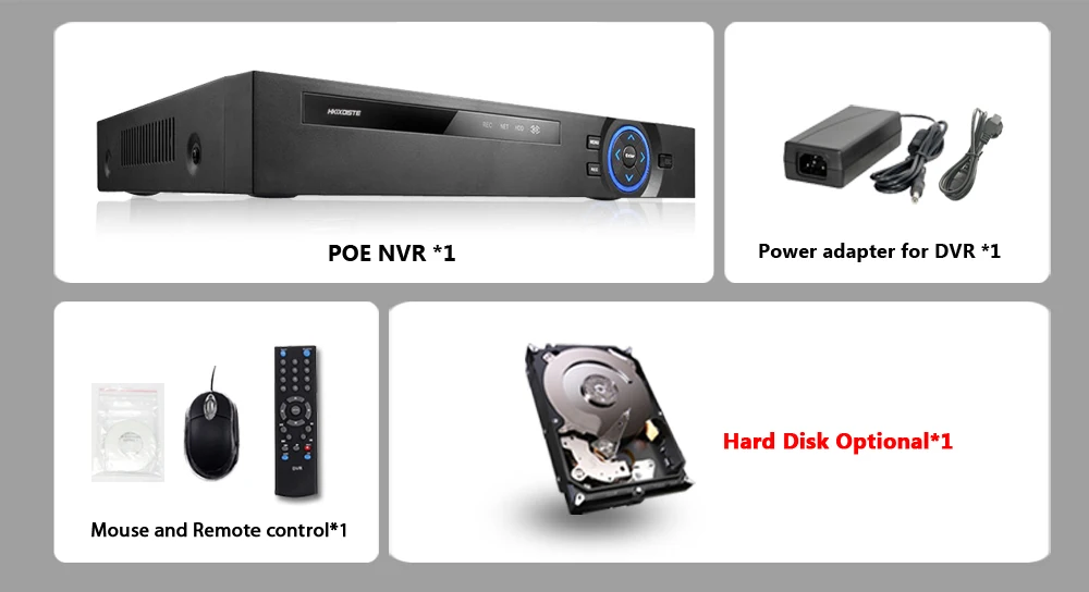 Новое обновление распознавания лица PoE NVR рекордер набор 8CH 4MP 5MP H.265+ сжатие PoE IP камера смартфон удаленное приложение Onvif