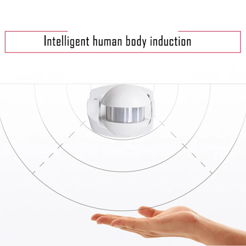Инфракрасный пассивный датчик движения высокочувствительный светильник 110-240 В 0