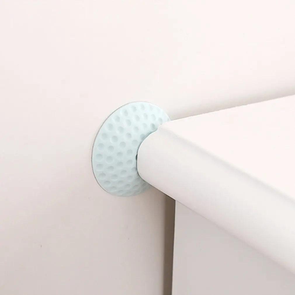 Protector de pared silencioso para puerta, palo de Golf, guardabarros de goma, almohadilla de bloqueo, pegatina de pared para el hogar con reducci&oacute;n de ruido-1