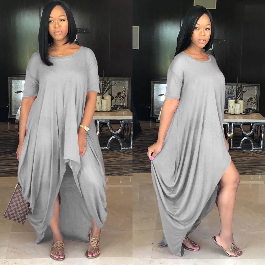 

Cx017 2021 summer hot selling women's irregular casual dress