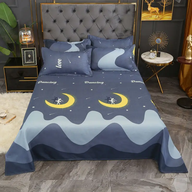 

[Thick bed sheet + pillowcase] 3-piece set of double single bed single kang four seasons universal multi-specification bed sheet