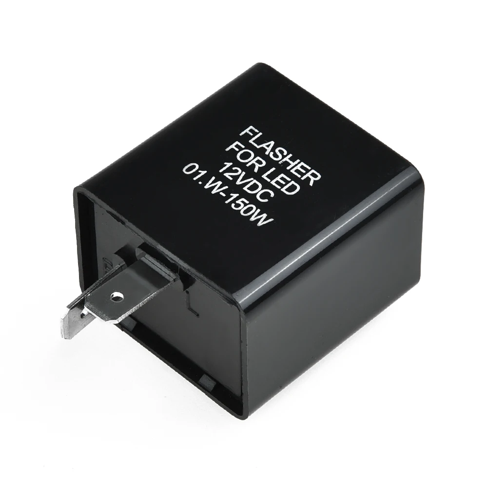 

Replacement LED Flasher Relay Electronic For Turn Signal Light PVC Plastic