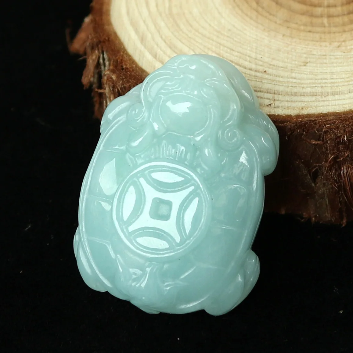 

Certificate Natural Emerald Dragon Tortoise Jade Pendant Necklace Charm Jewellery Fashion Hand-carved Man Woman Luck Amulet New