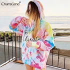 Женская толстовка с капюшоном и принтом, осенняя Толстовка с длинным рукавом и карманами на шнурке, Женский свитшот, новинка 2020, толстовка в уличном стиле